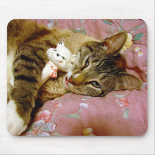 Echte Katze, Fake Cat Mousepad