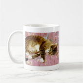 Echte Katze, falsche Katze Kaffeetasse (Links)
