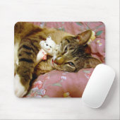 Echte Katze, falsche Katze Mousepad (Mit Mouse)