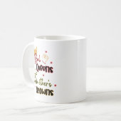 Echte Königinnen reparieren gegenseitig ihre Krone Kaffeetasse (Vorderseite Links)