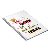 Echte Königinnen reparieren gegenseitig ihre Krone Notizblock (Rechte Seite)