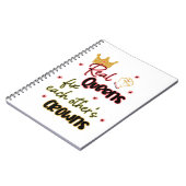 Echte Königinnen reparieren gegenseitig ihre Krone Notizblock (Linke Seite)