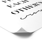 Echte Königinnen reparieren gegenseitig ihre Krone Poster (Ecke)