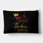 Echte Königinnen reparieren gegenseitig ihre Krone Zubehörtasche (Rückseite)