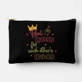 Echte Königinnen reparieren gegenseitig ihre Krone Zubehörtasche (Vorderseite)