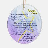 Echte Krankenpflege Keramik Ornament (Links)