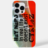 Echte Leben gibt es kein Undo, Nerd-Version - rot. Case-Mate iPhone Hülle (Rückseite)