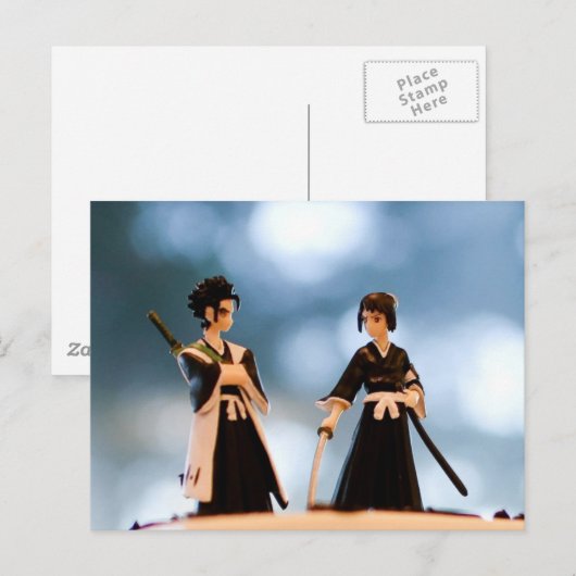 Echte Lebensehe Postkarte (Vorne/Hinten)