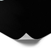 Echte Leute handeln Motivationszitat-Design Poster (Ecke)