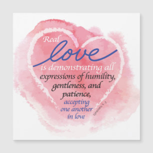 Echte Liebe Magnetkarte