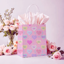 Echte Liebe Rosa mit Zuckerherzen und Wahrheiten