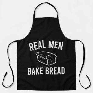 Echte Männer backen Brot - Lustiges Backdesign Schürze