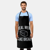 Echte Männer backen Brot - Lustiges Backdesign Schürze (Getragen)