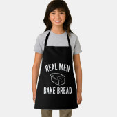 Echte Männer backen Brot - Lustiges Backdesign Schürze (Insitu)