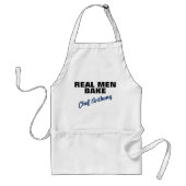 Echte Männer backen personalisierte Standard-Schür Schürze (Vorne)