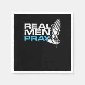 Echte Männer beten Religion Glaube Kirche Gott Gif Serviette