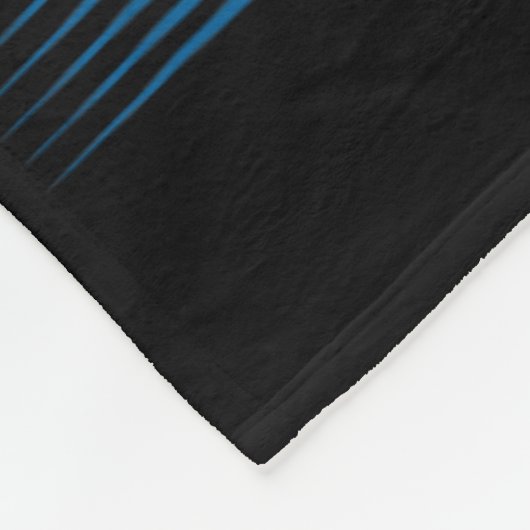 Echte Männer fahren Stehend nach Jet Ski Design Fleecedecke (Ecke)