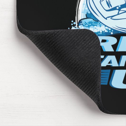 Echte Männer fahren Stehend nach Jet Ski Design Mousepad (Ecke)