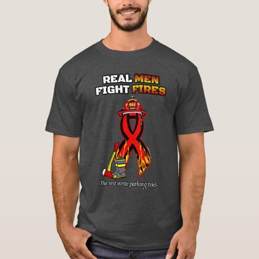 ECHTE MÄNNER KÄMPFEN T-Shirt (Vorderseite)