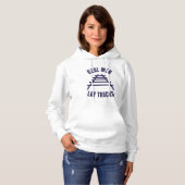 Echte Männer legen Schienen Hoodie (Vorne ganz)