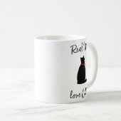 Echte Männer Liebe Katzen. Graphic, Cool White Kaffeetasse (VorderseiteRechts)