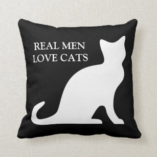 Echte Männer Liebe Katzen Kissen Kissen Kissen