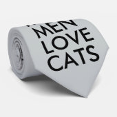Echte Männer Liebe Katzen, Krawatte, Mens Neckties Krawatte (Gerollt)