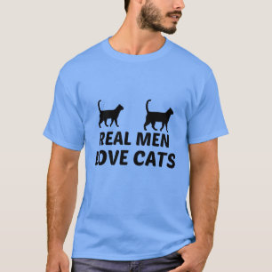 ECHTE MÄNNER LIEBEN KATZEN T-Shirt