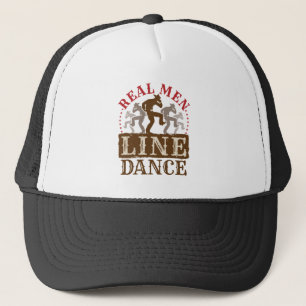 Echte Männer Line Dance Country-Tanz Truckerkappe