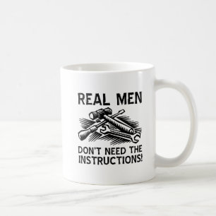 Echte Männer Lustiger Becher Kaffeetasse
