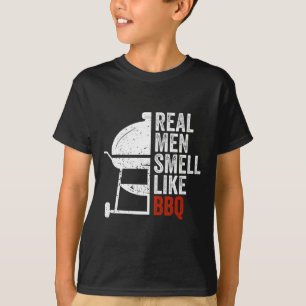 Echte Männer riechen nach Barbecue Lustiges Bbq Gr T-Shirt