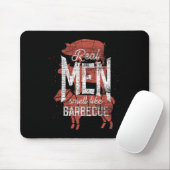 Echte Männer riechen nach Byrbecue-geräuchertem Fl Mousepad (Mit Mouse)