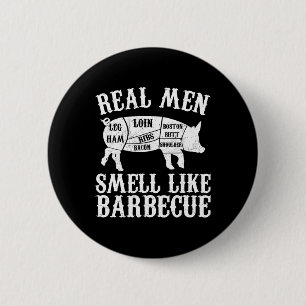 Echte Männer riechen nach Byrbeque Bbq Byrbecue Gr Button