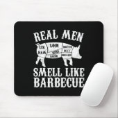 Echte Männer riechen nach Byrbeque Bbq Byrbecue Gr Mousepad (Mit Mouse)