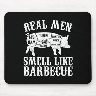 Echte Männer riechen nach Byrbeque Bbq Byrbecue Gr Mousepad