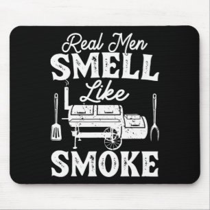 Echte Männer riechen nach Rauch - Pitmaster Bbq Sm Mousepad