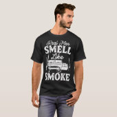 Echte Männer riechen nach Rauch - Pitmaster Bbq Sm T-Shirt (Vorne ganz)