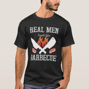 Echte Männer riechen wie Barbecue - GRILLEN Smoker T-Shirt