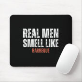 Echte Männer riechen wie Barbeque Funny Grillen Gr Mousepad (Mit Mouse)