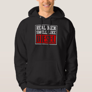 Echte Männer riechen wie Diesel Funny Car Mechanic Hoodie