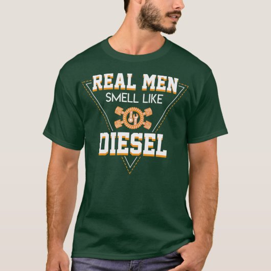 Echte Männer riechen wie Diesel Funny Diesel Mecha T-Shirt (Vorderseite)