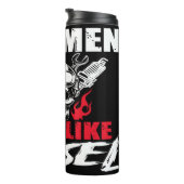 Echte Männer riechen wie Diesel Thermosbecher (Nach rechts gedreht)