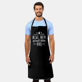 Echte Männer riechen wie GRILLEN Schürze (Getragen)