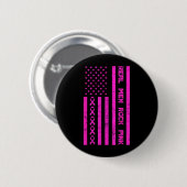 Echte Männer rocken nk-Band Brustkrebsbewusstsein Button (Vorne & Hinten)