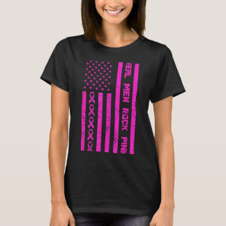 Echte Männer rocken nk-Band Brustkrebsbewusstsein T-Shirt