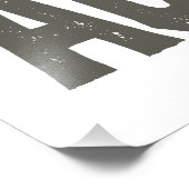 Echte Männer sind im August Geboren Fotodruck (Ecke)