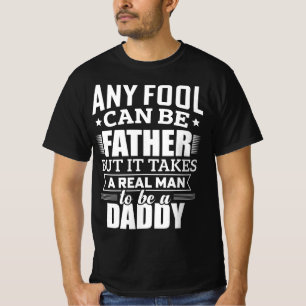 Echte Männer sind Vater - Vaterschaftsangebot T-Shirt