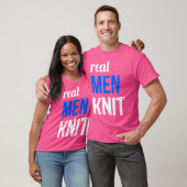 Echte Männer stricken T-Shirt (Unisex)