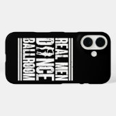 Echte Männer tanzen Gesellschaftstanz - Geschenk f Case-Mate iPhone Hülle (Rückseite (Horizontal))