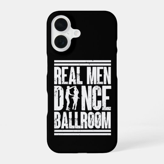 Echte Männer tanzen Gesellschaftstanz - Geschenk f iPhone 16 Hülle (Rückseite)